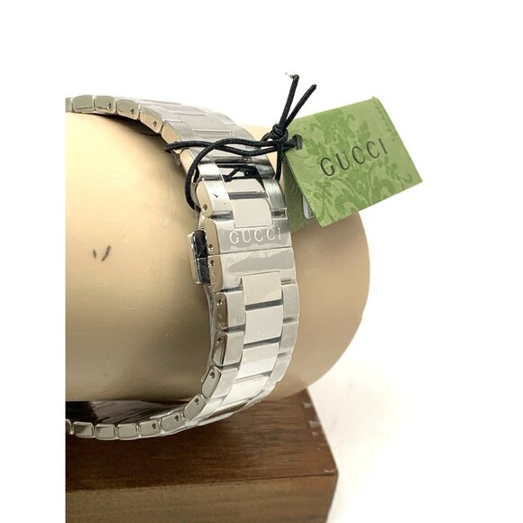 Gucci Women's Watch YA1264028 G-Timeless Swiss Quartz Silver Dial Steel 38mm - Picture 10 of 14